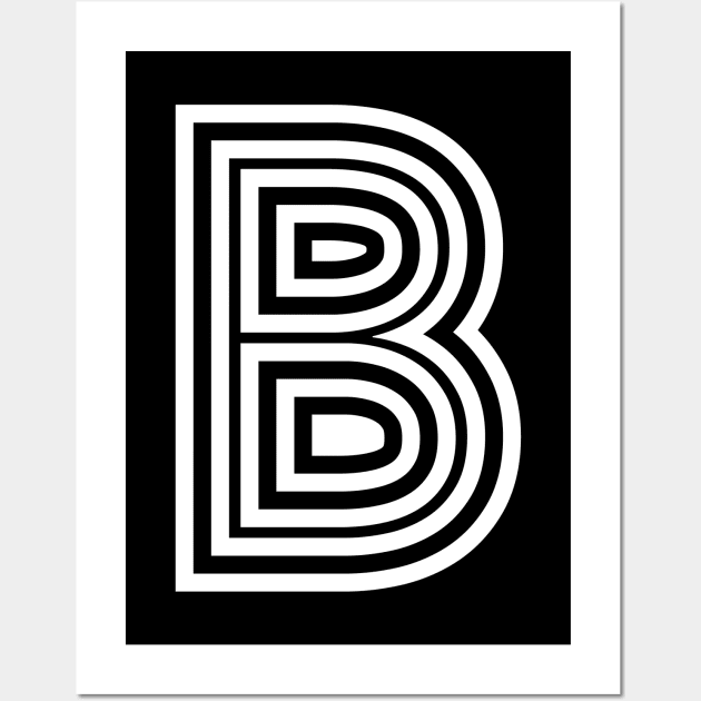 Letter B Wall Art by RaymondWareNYC